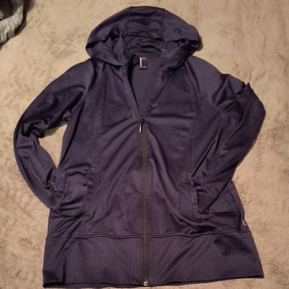 Mondetta Purple And Black Full-Zip Jacket